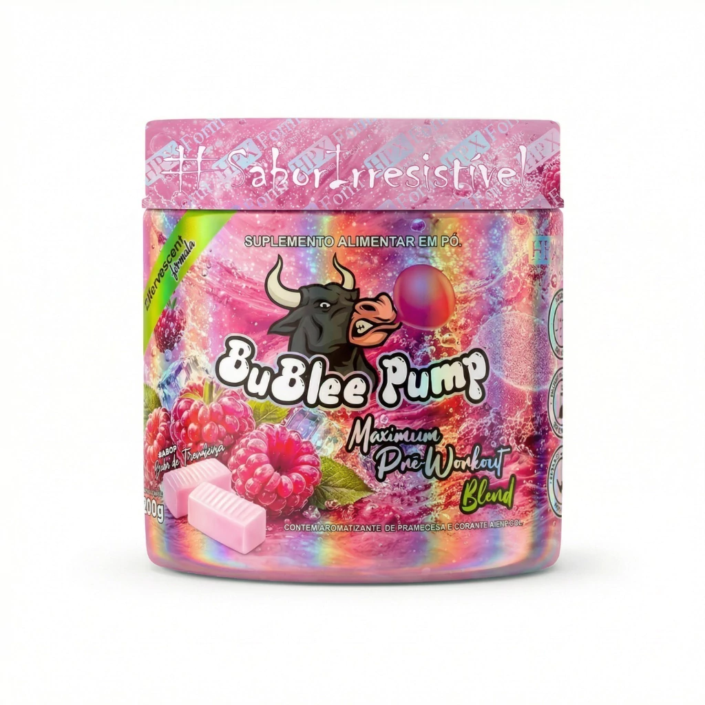 Bublee Pump - Bala de Framboesa
